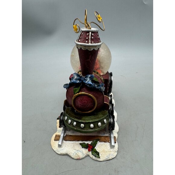Flowers Inc. Christmas Santa Claus Train Snow Globe Decoration READ - Picture 3 of 9